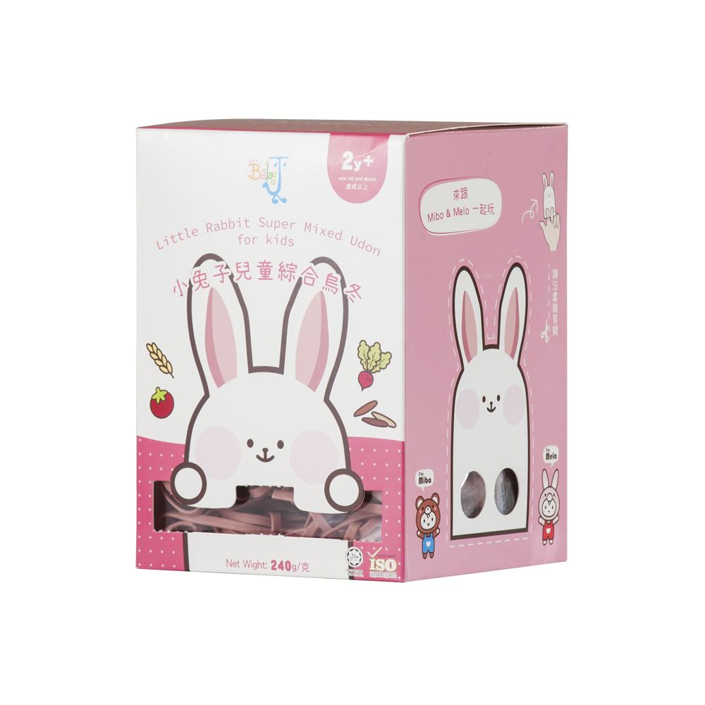 BabyJ Little Rabbit Super Mixed Udon For Kids - 240g