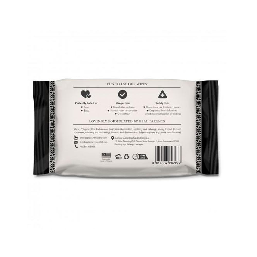 Applecrumby™ Extra Thick Premium Baby Wipes 20s (3 PACK BUNDLE)