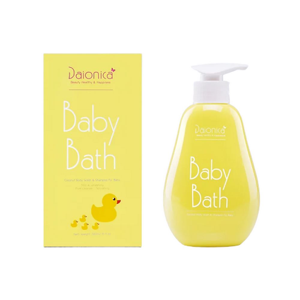 Daionica® Baby Bath 2 in 1 | Halal Coconut Baby Bath Shampoo