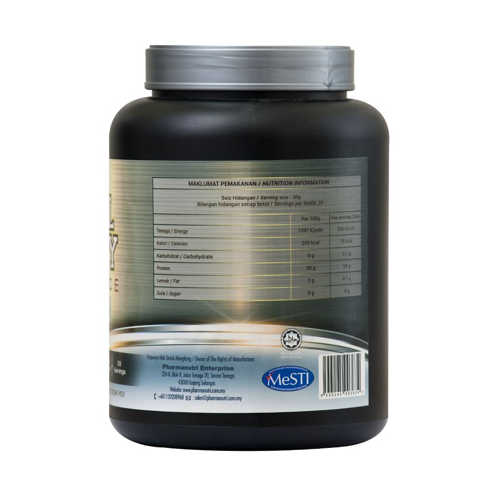 Vital Whey Advance 1kg Isolate 24g Protein (Chocolate) with Tribulus