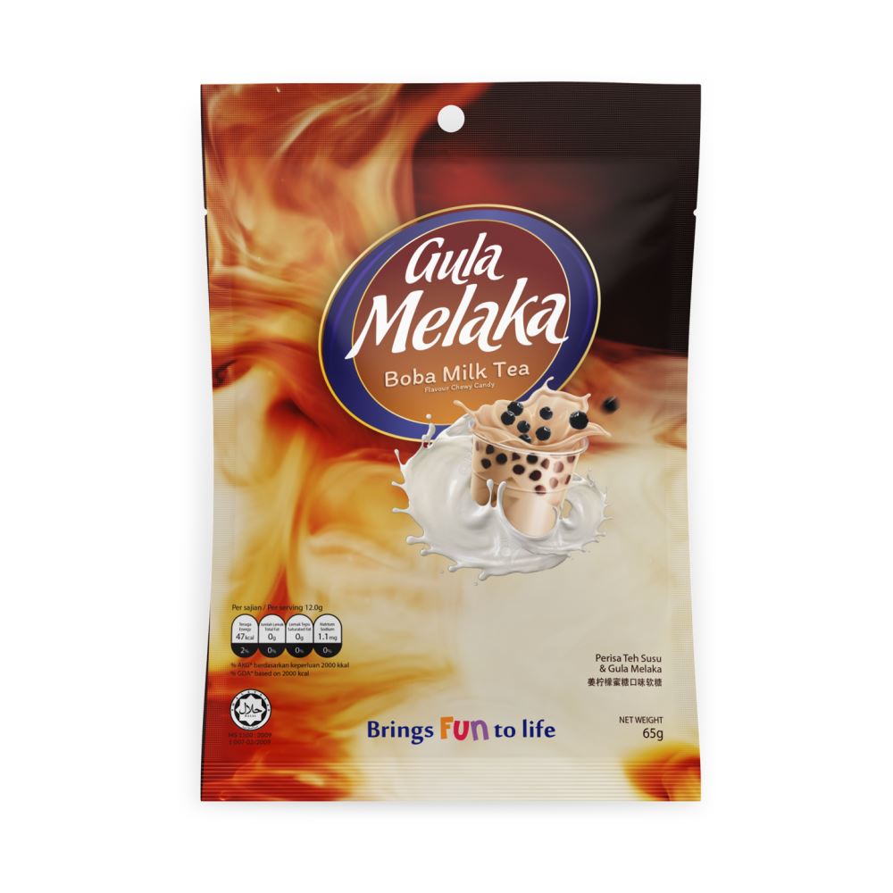 Gula Melaka Boba Milk Tea Chewy Candy 65g