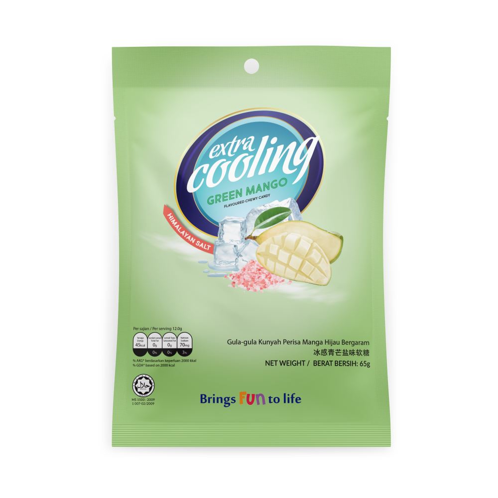 Extra Cooling Green Mango Chewy Candy (65g)