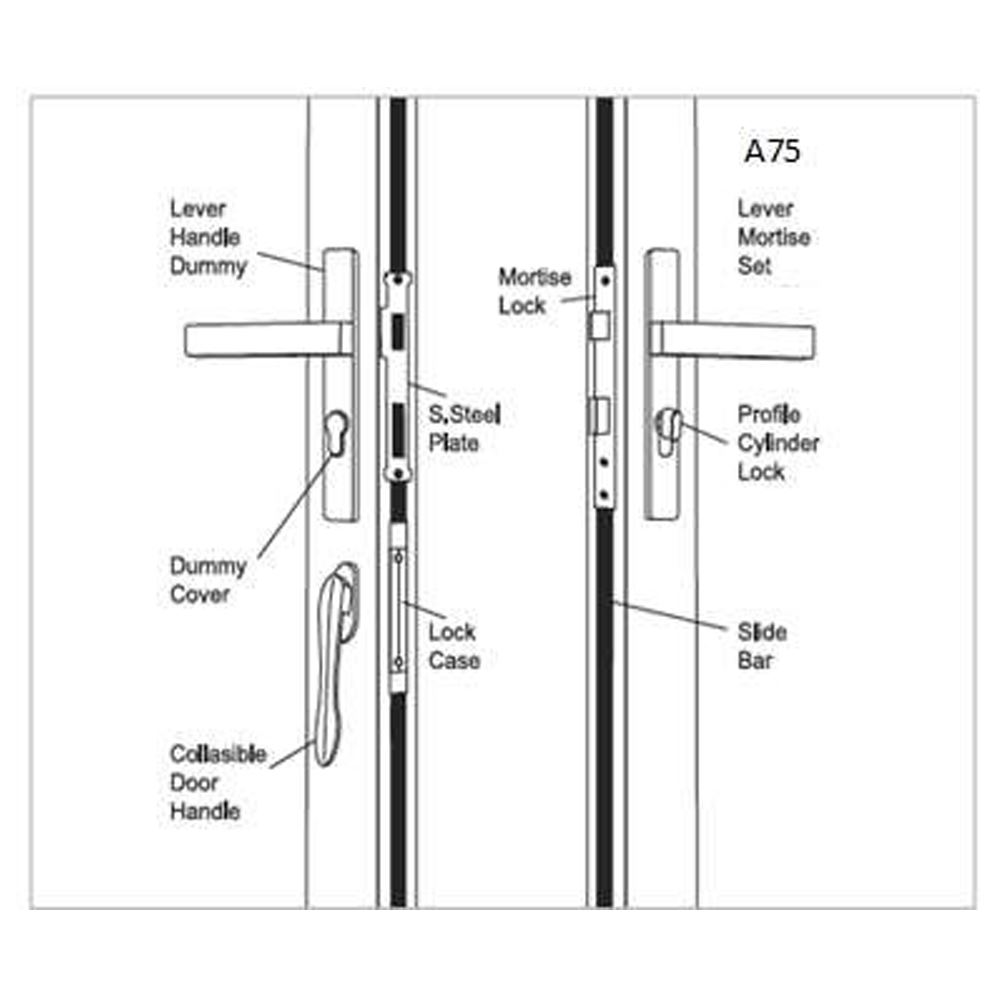 Folding Door (Exposed Hinge Series)