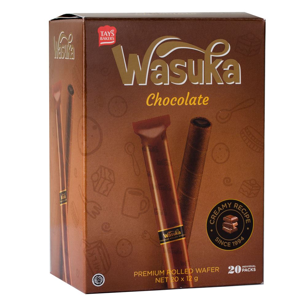 Wasuka Wafer Roll Chocolate Flavour