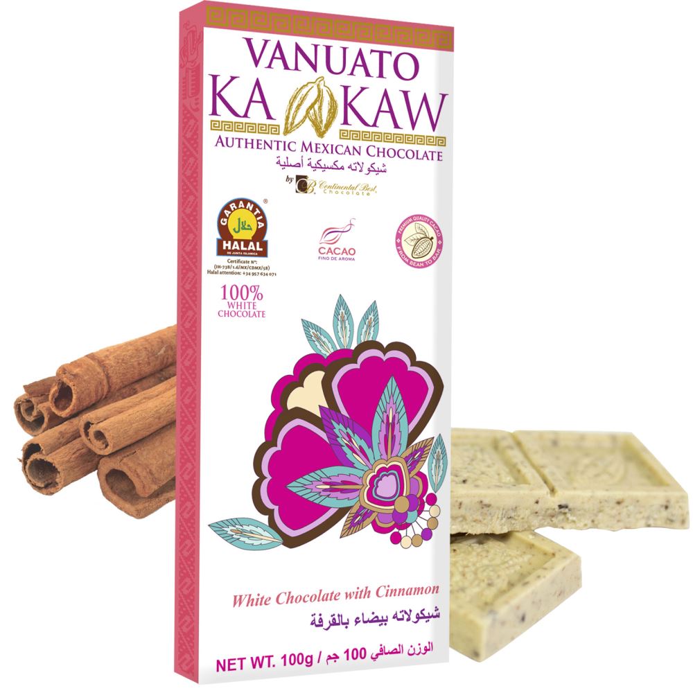 Vanuato Kakaw Cinnamon White Chocalate