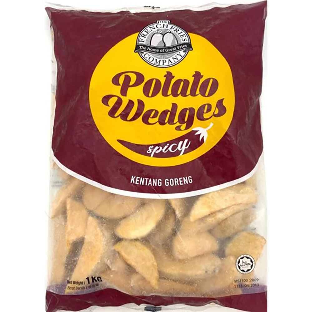 The French Fries Company Frozen Potato Wedges - 1kg