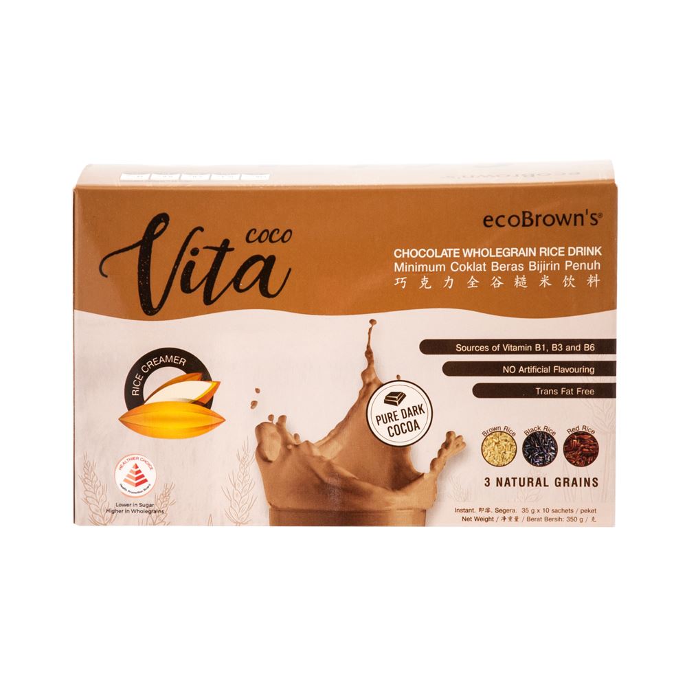 ecoBrown's Vita COCO Chocolate Wholegrain Rice Drink