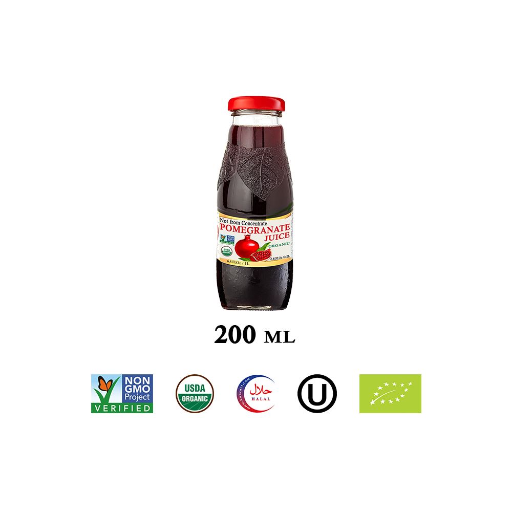 100% Organic Pomegranate Juice 200ml