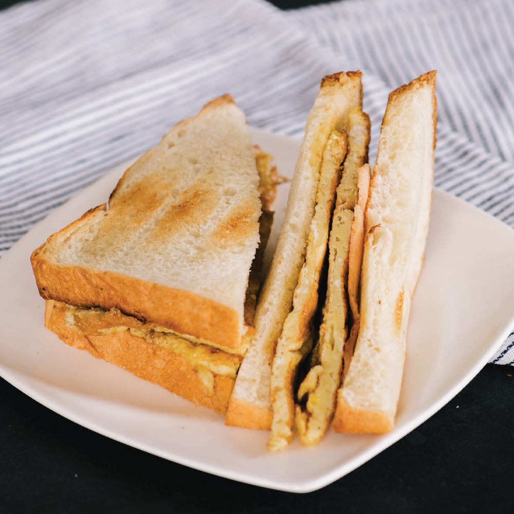 Chicken Toast & Egg Sandwiches