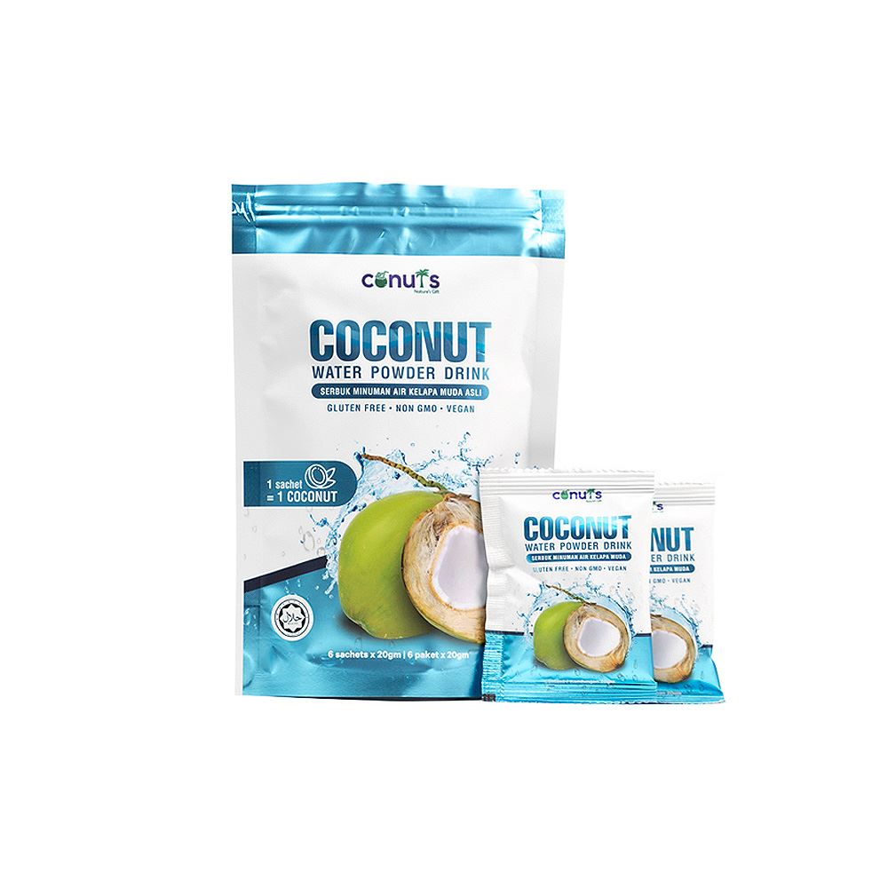 Conuts Pure Coconut Water Powder Drink - 6 Sachets