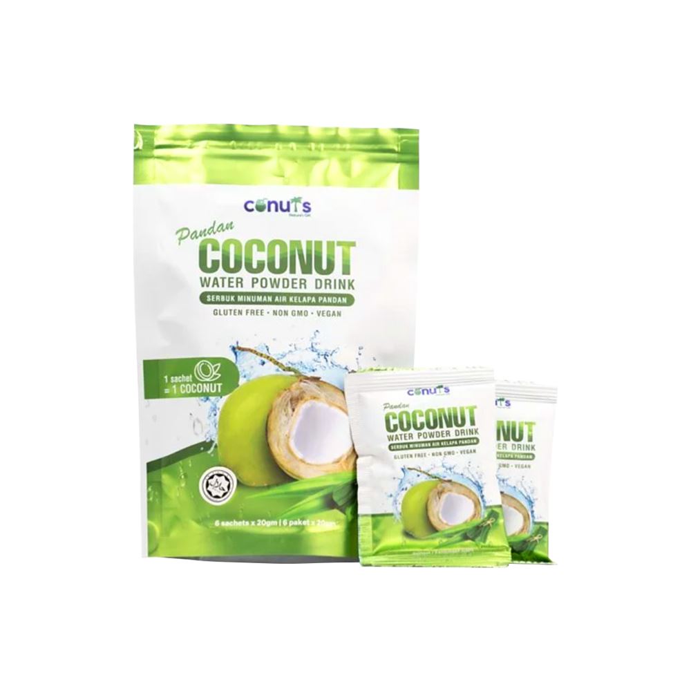 Conuts Pandan Coconut Water Powder Drink - 6 Sachets