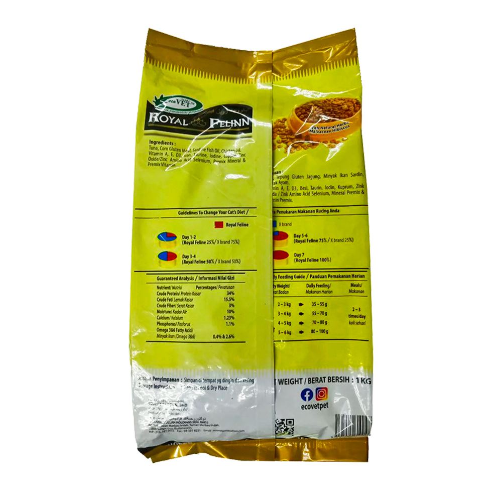 Royal Felinn 1kg | Premium Cat Food Supplier Malaysia