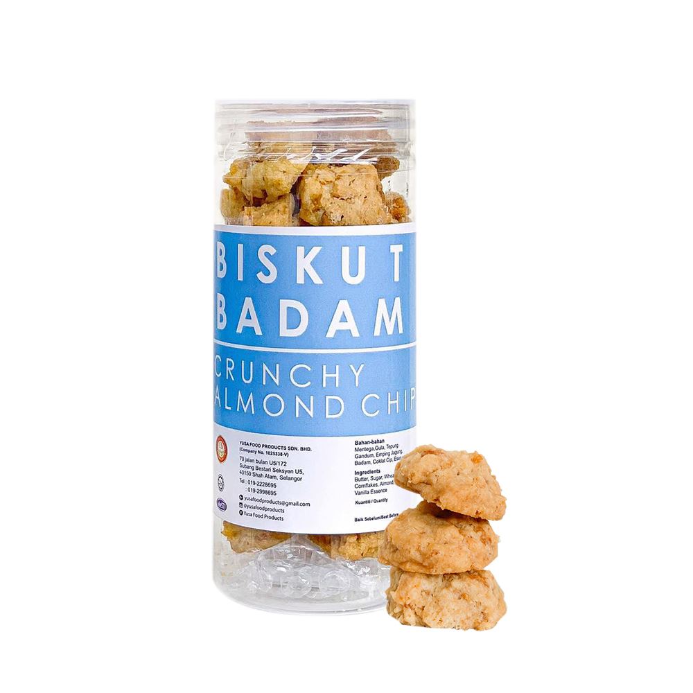 Crunchy Almond Chips | Halal Crisp Cereal Cookies Manufacturer Malaysia