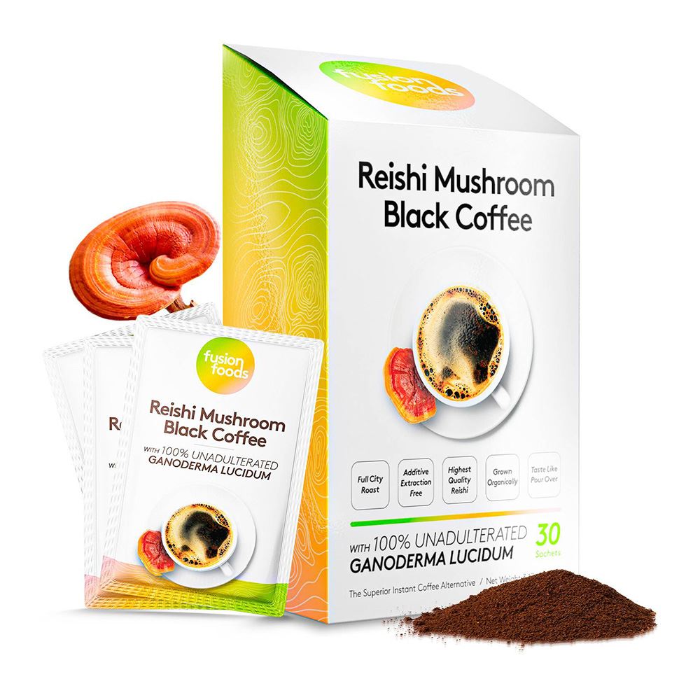 Fusion Foods Reishi Mushroom Black Coffee - 90g 