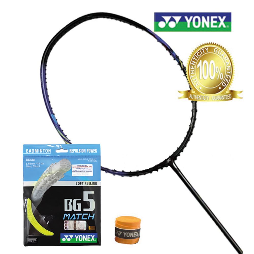 Yonex Astrox 01 Feel / Clear / Ability Badminton Racket (C/W Yonex BG5 match string & Yonex Overgrip