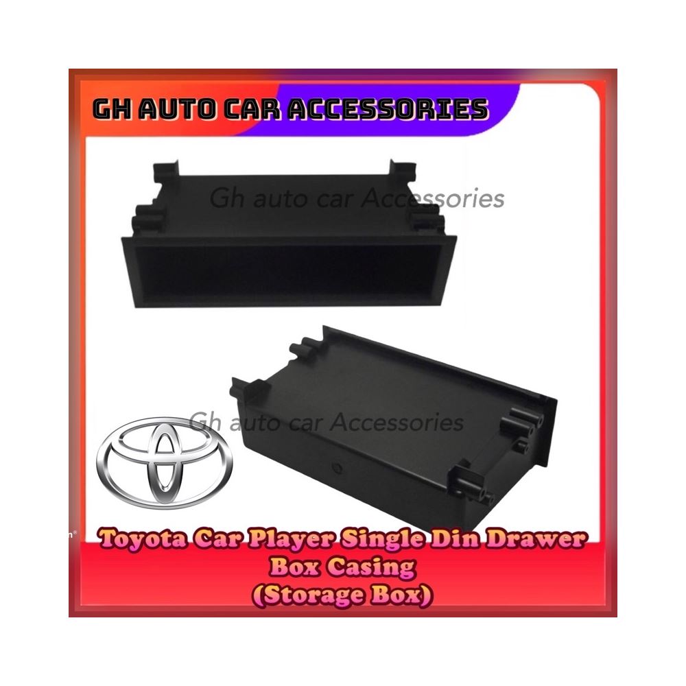 Toyota Car Player Single Din Drawer Box Casing (Storage Box) | AR Racing Sport Spring
