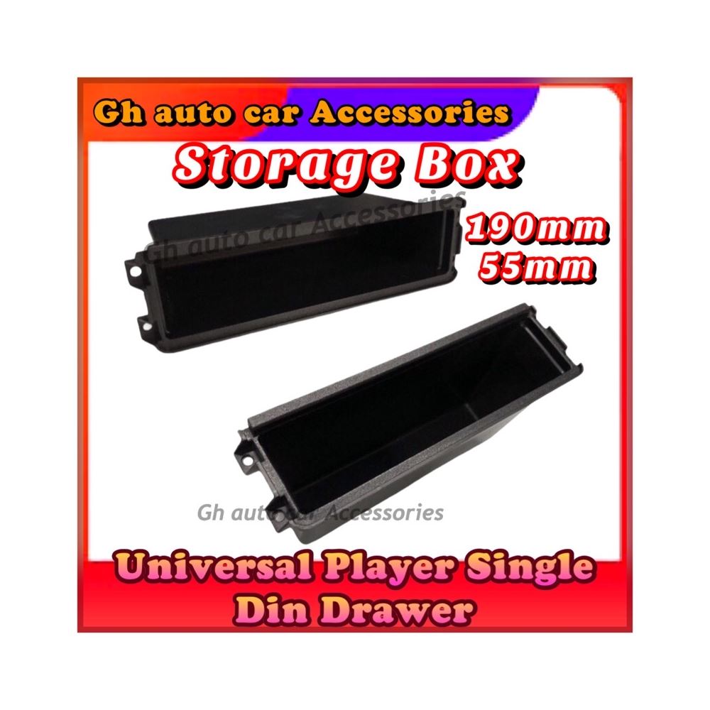 Universal Player Single Din Drawer Box(Storage Box) | AR Racing Sport Spring