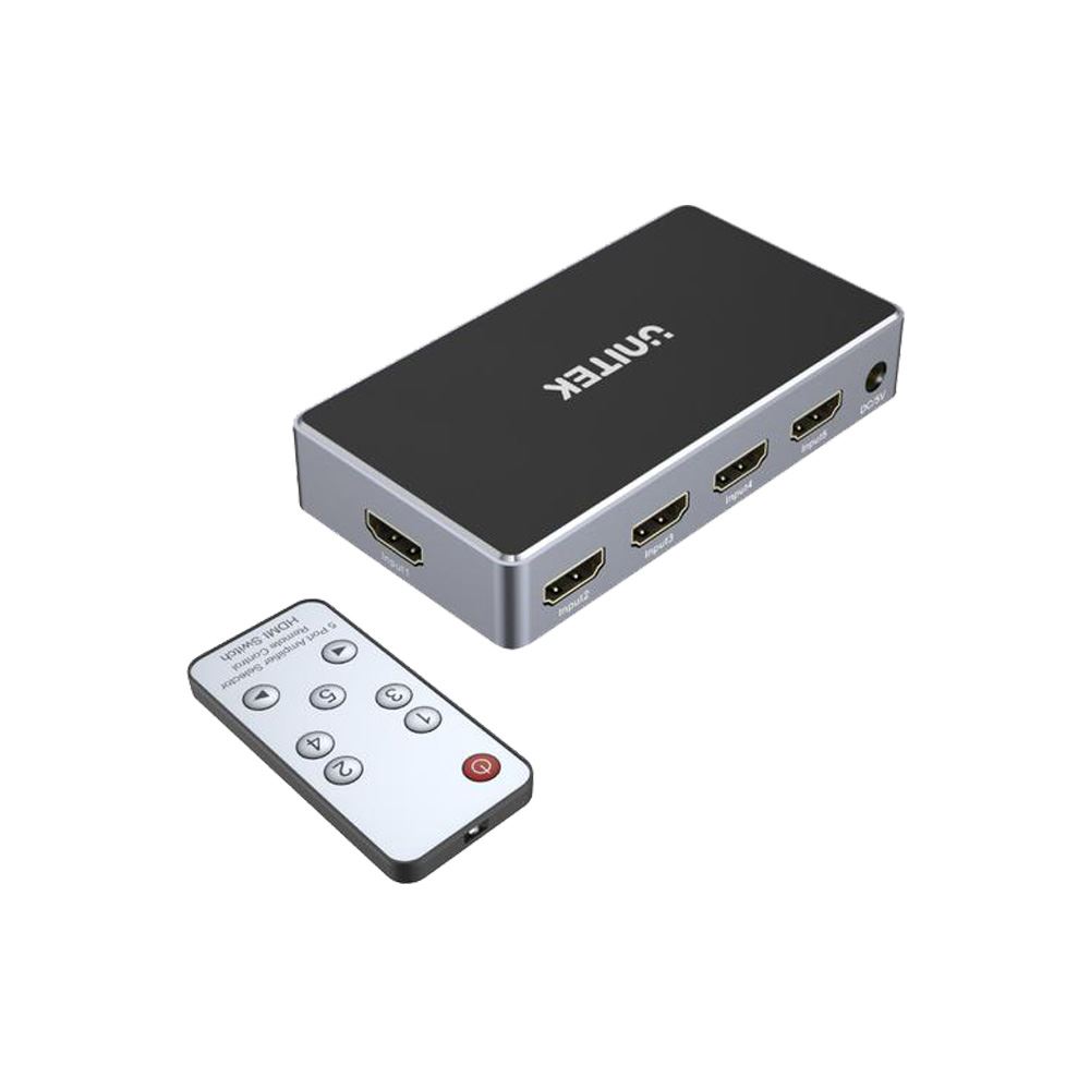Unitek 4K HDMI Switch 5 In 1 Out (V1110A) 