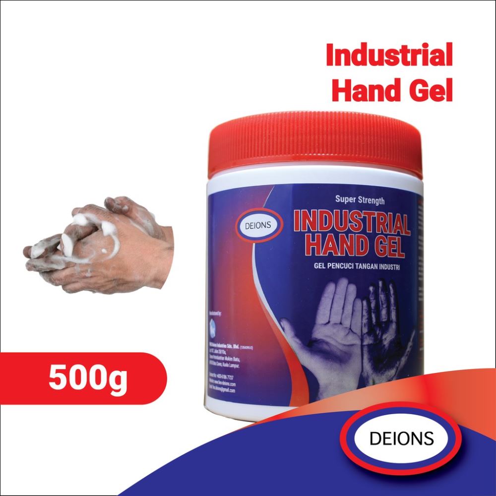Deions Heavy Duty Industrial Hand Cleaning Gel (500g)
