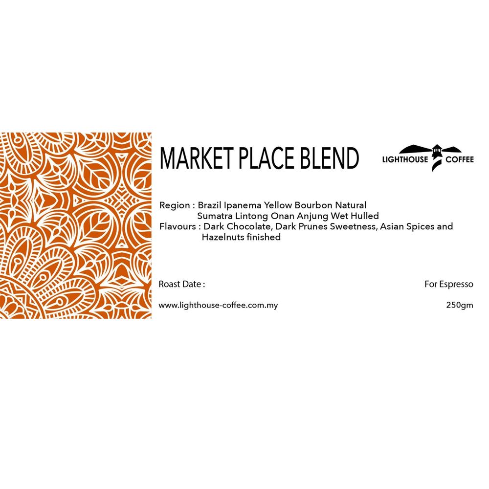 Lighthouse Coffee - Market Place Blend 250gm 