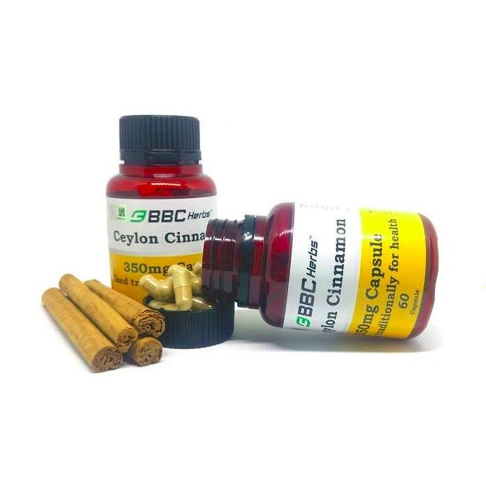 BBC Herbs Ceylon Cinnamon 80 Capsules | Halal Healthcare Product Malaysia
