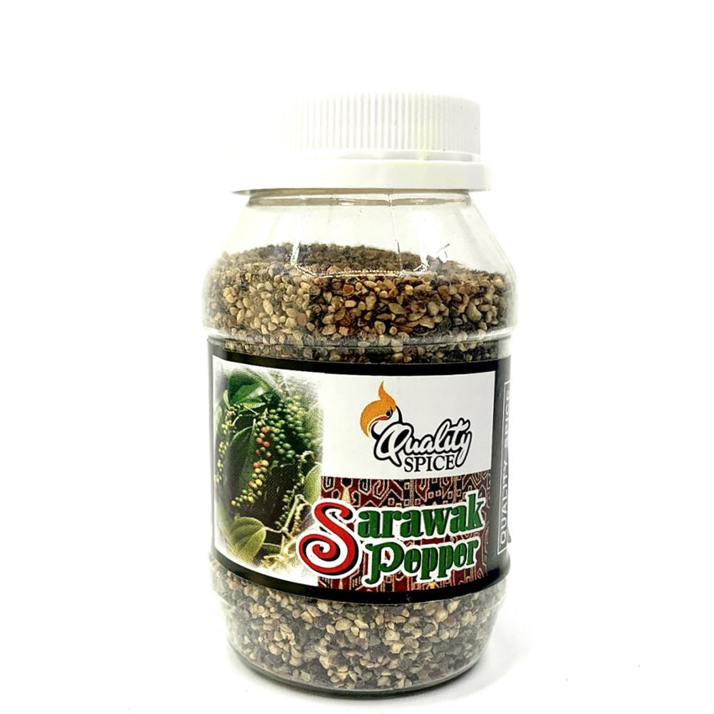 Sarawak Coarse Ground Black Pepper 100G Bottle | Halal Pepper Supplier