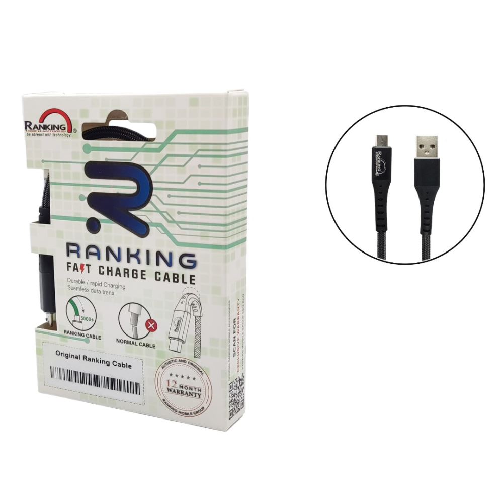 Ranking M1119 Micro USB Mobile Charging Cable