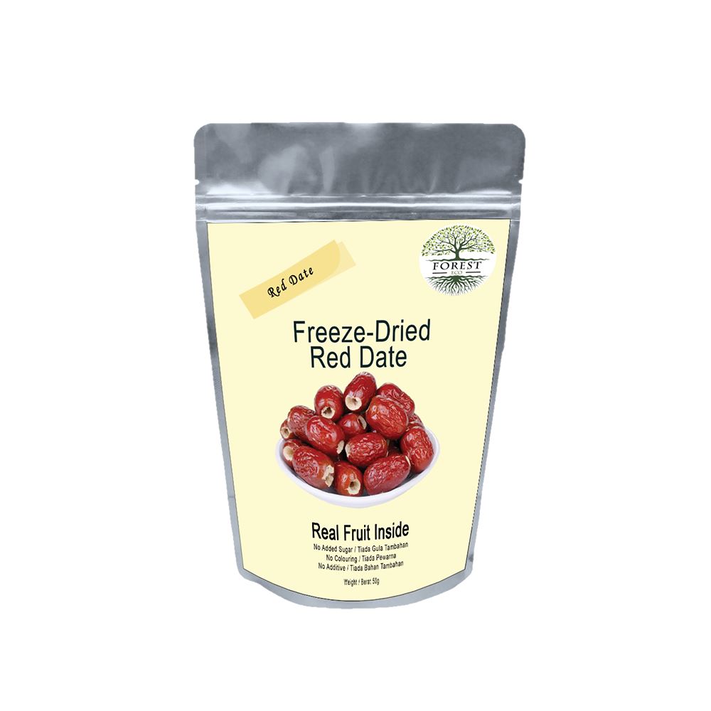 Freeze Dried Crispy Red Date | Halal Freeze Dried Fruits