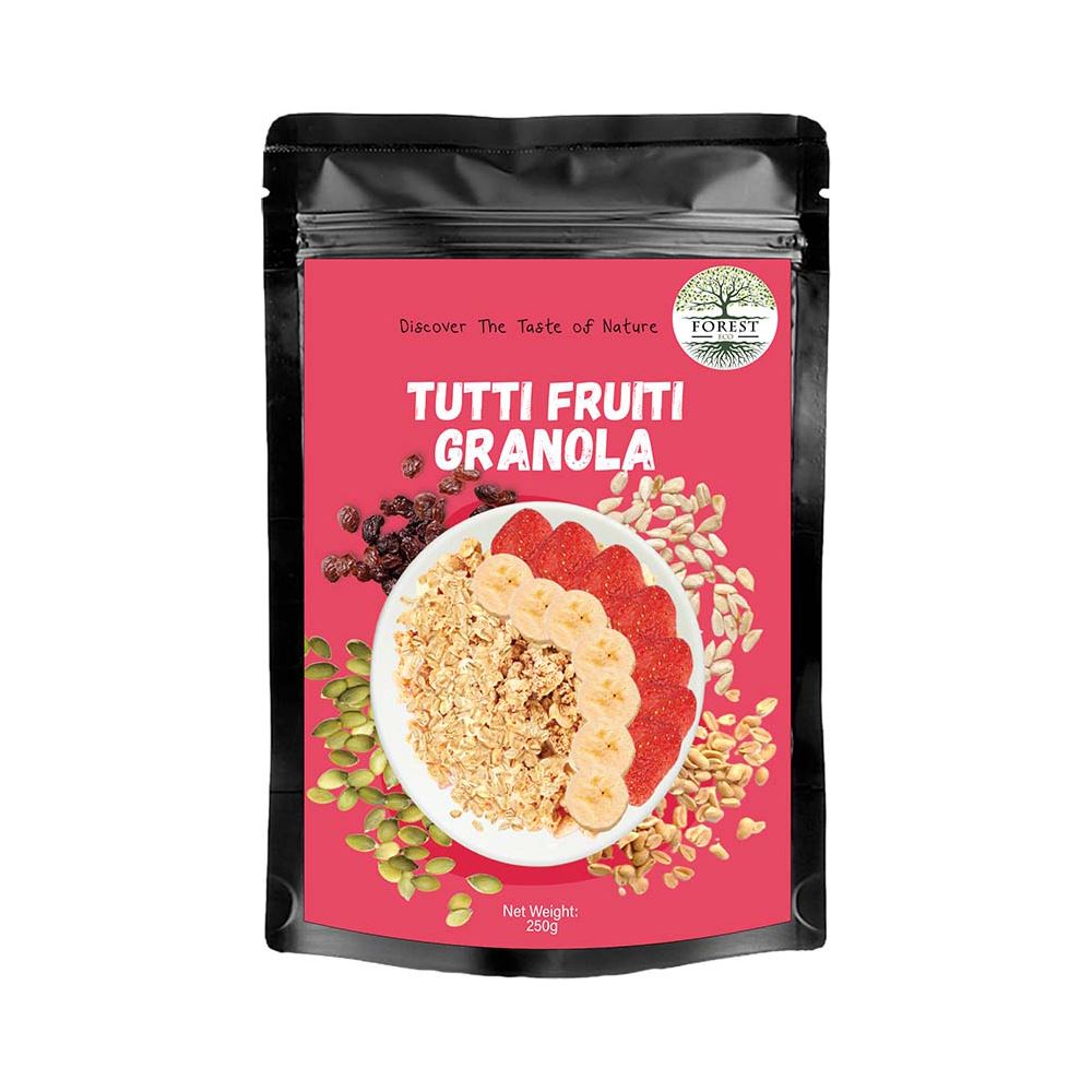 Eco Forest Granola Tutti Fruiti | Halal Crunch Cereal Breakfast