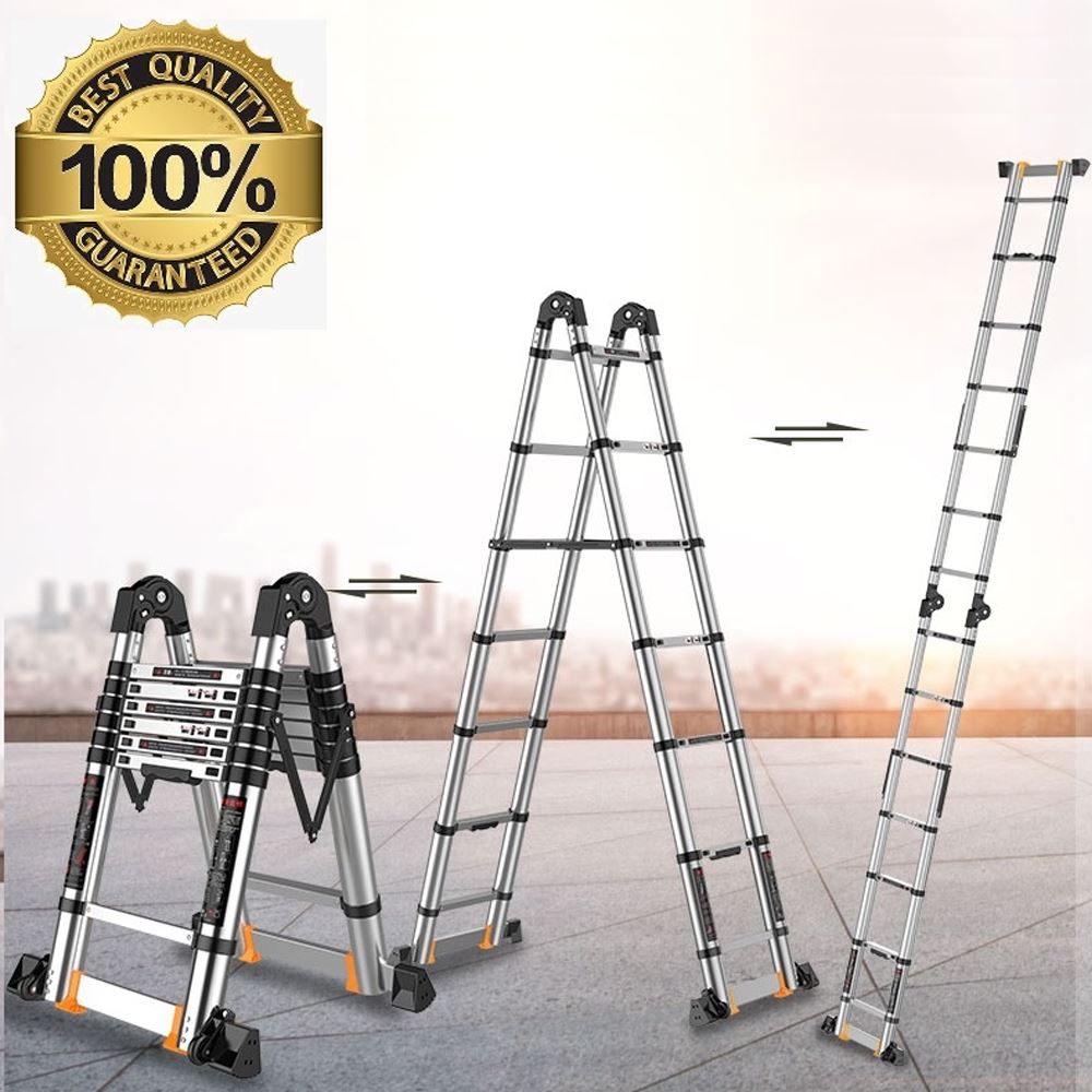 JKG Multipurpose Telescopic Extendable Aluminium Ladder