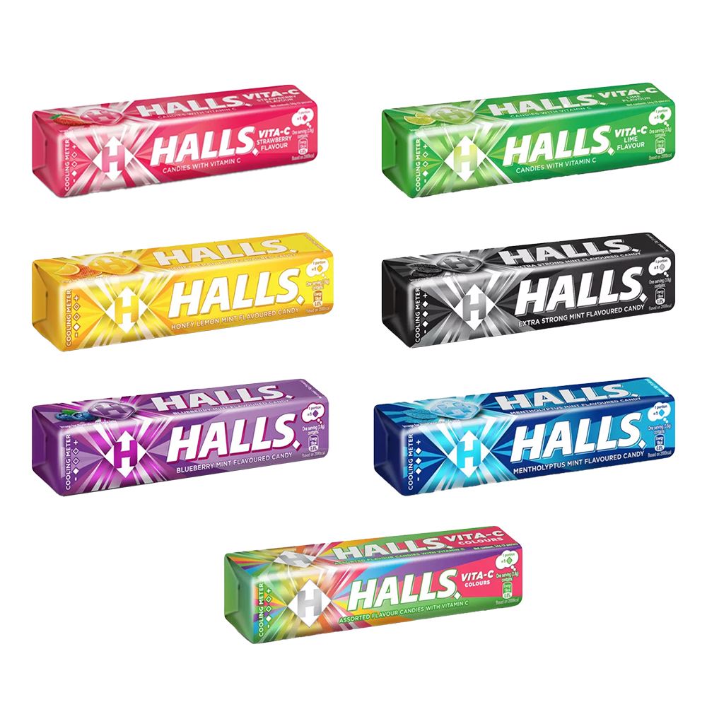 Halls Stick Candy - 34g