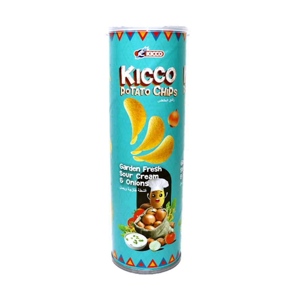 KICCO Potato Chips – Garden Fresh Sour Cream & Onions