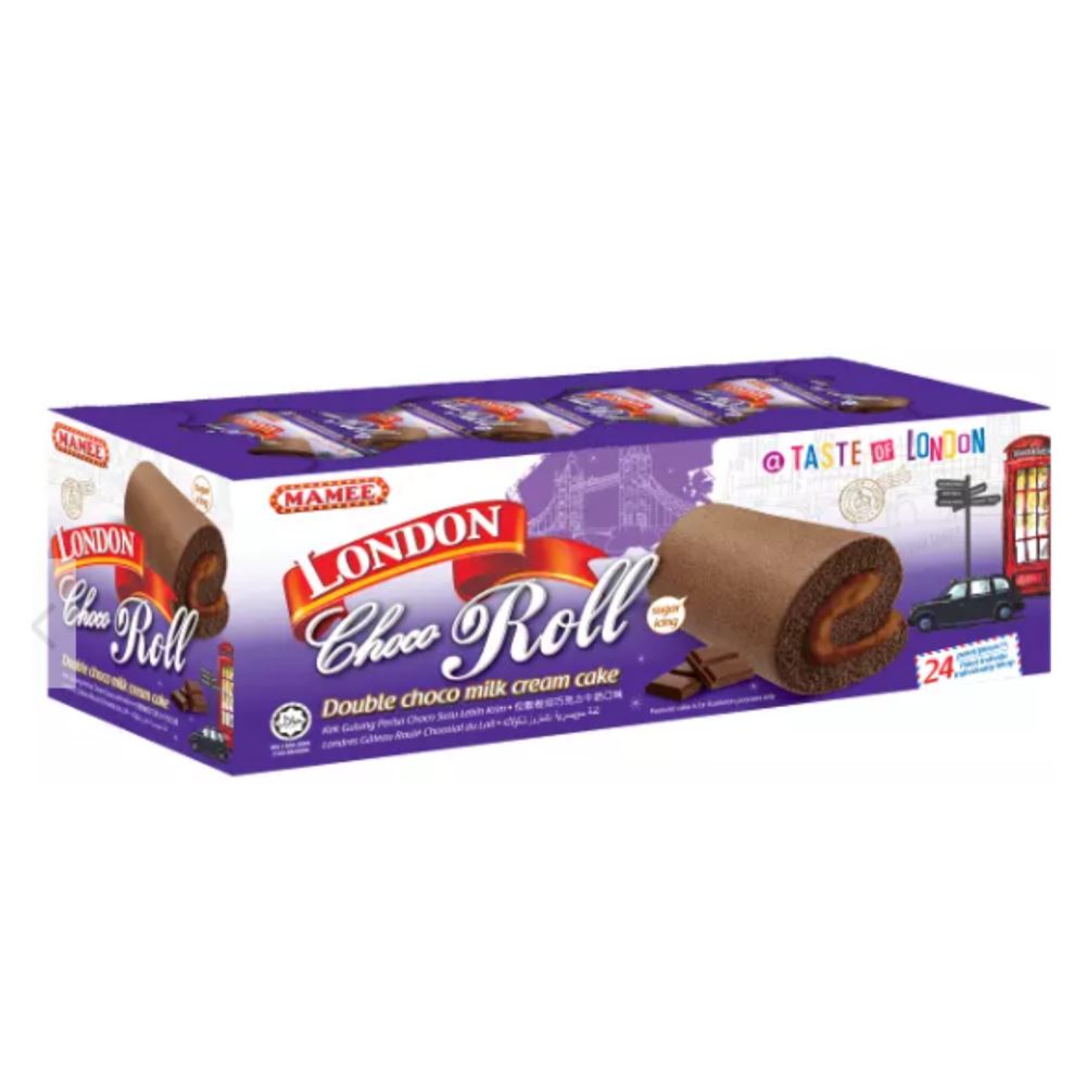 Mamee London Double Choco Flavour Cake Swiss Roll