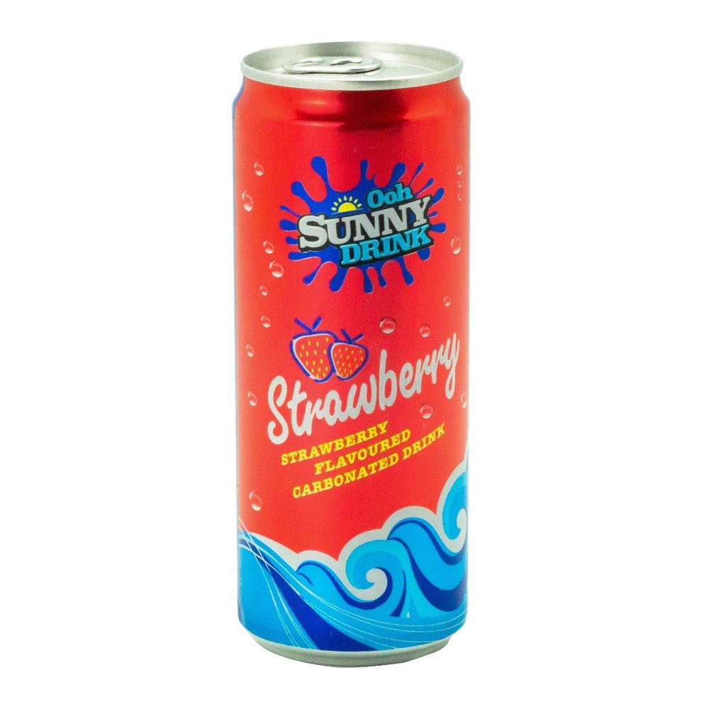 Ooh Sunny Carbonated Drinks - Strawberry