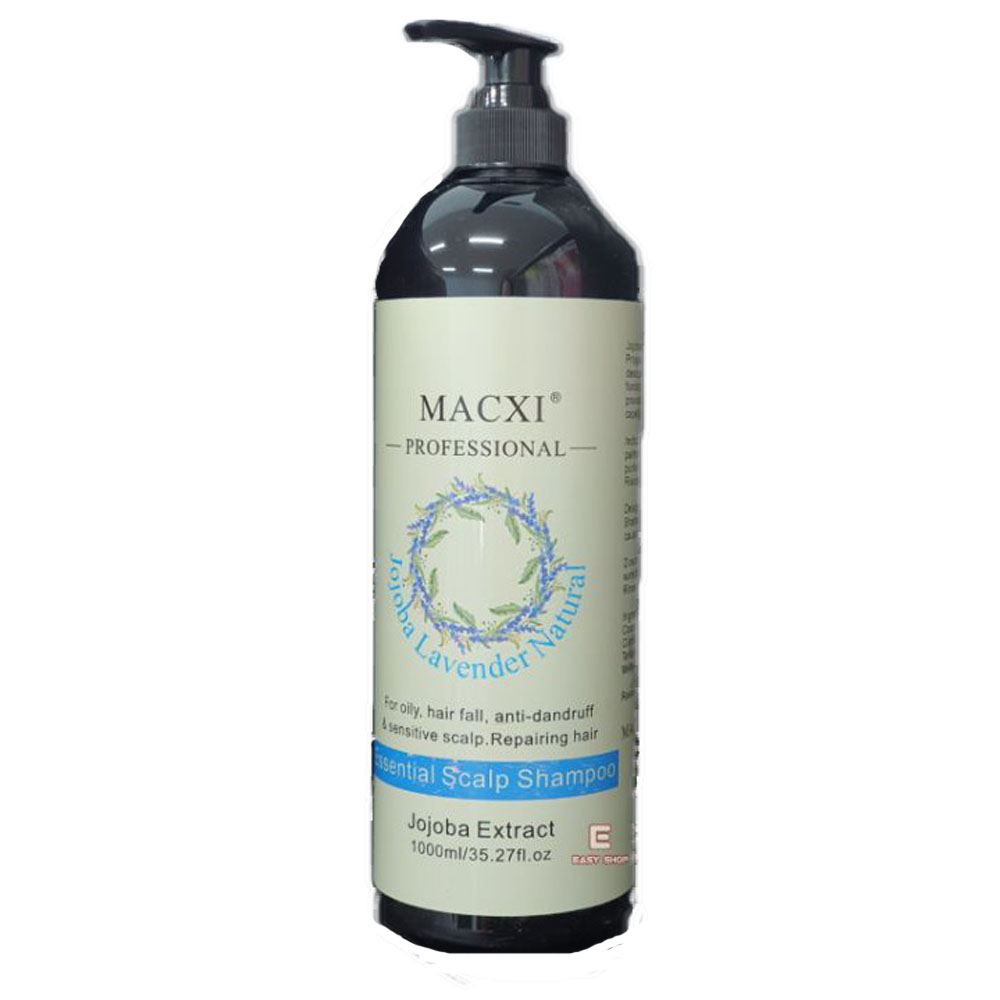 MACXi Jojoba Essential Scalp Hair Shampoo for oily hair-fall anti-dandruff 