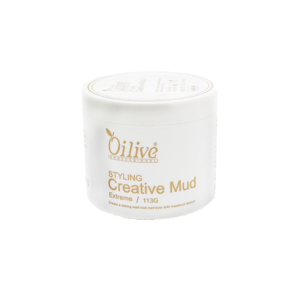 Oilive Professional Hair Styling Extreme Hold Creative Mud / Clay (2020 new packing) 