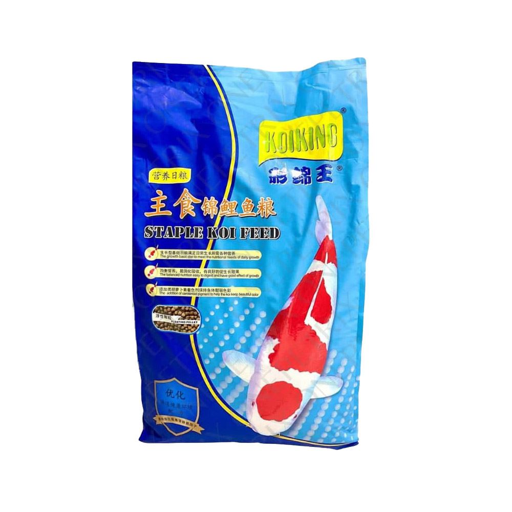 Koi King Staple Koi Food Floating (Medium pellet) 10kg 