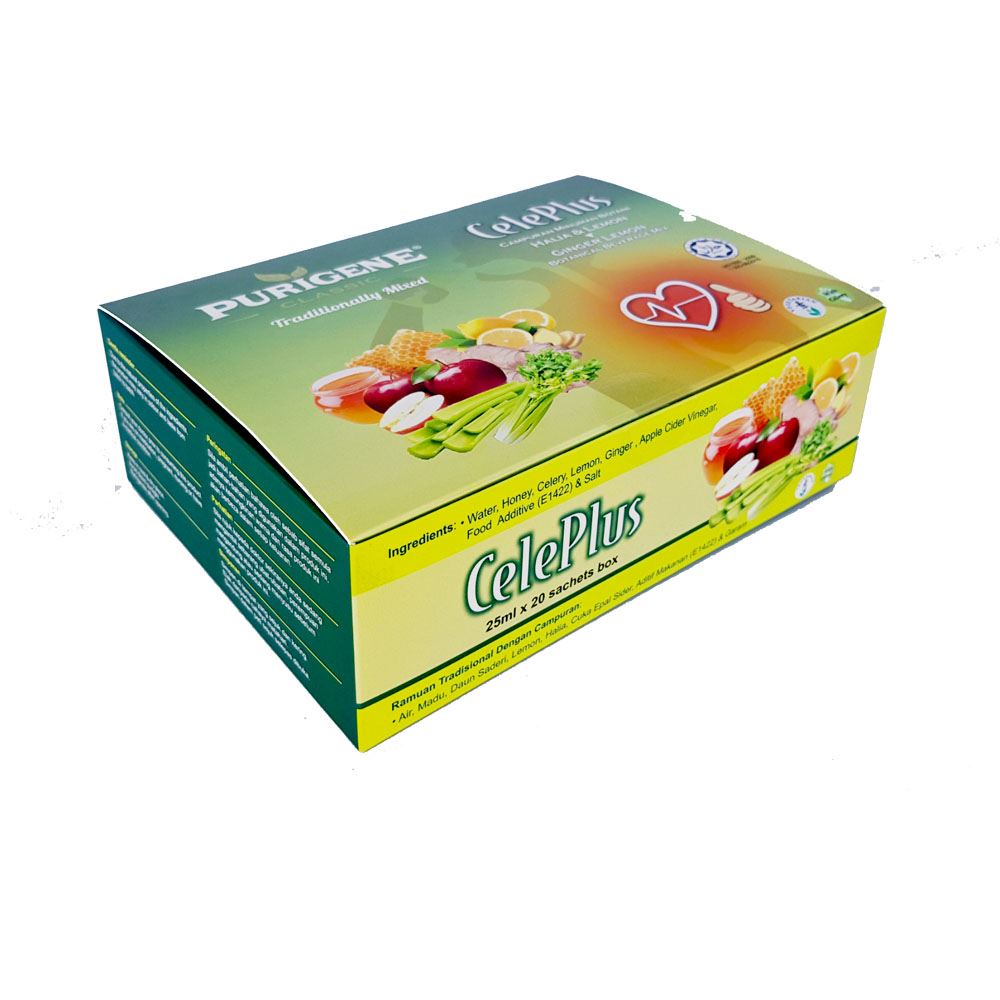 Purigene CelePlus 25ml Herbal Tonic Sachet - 20pcs