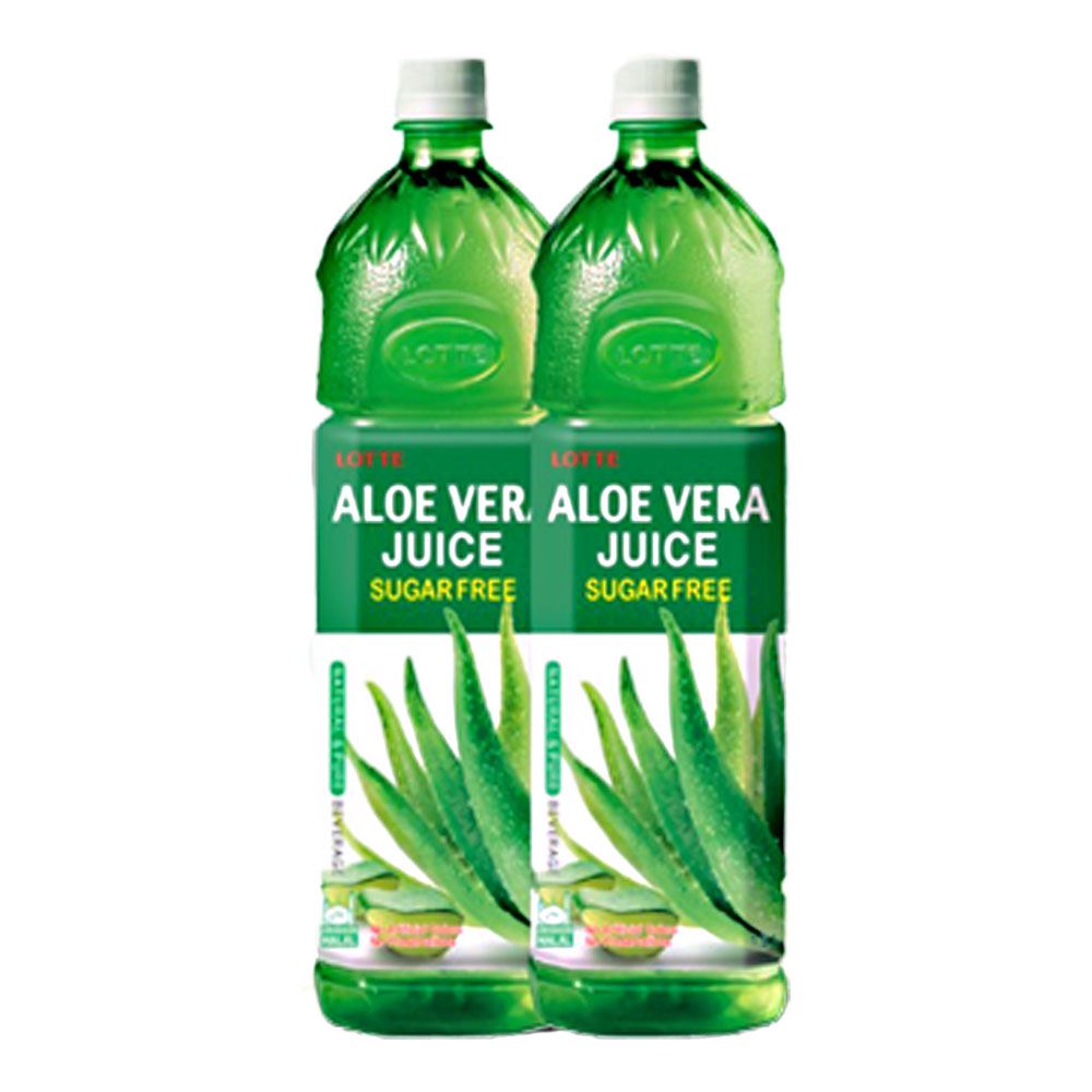 Lotte Aloe Vera Juice Drink - Sugar Free  