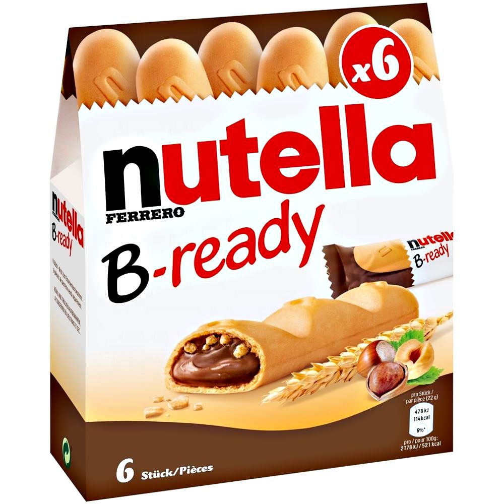 Nutella B-Ready - 6 Pieces 
