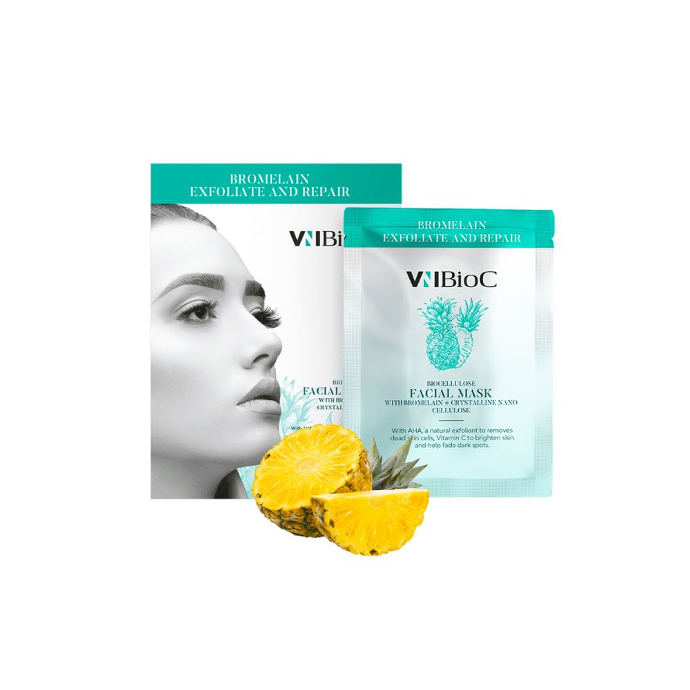 VNI Scientific Bio Cellulose Facial Treatment Mask - Pineapple - 400g