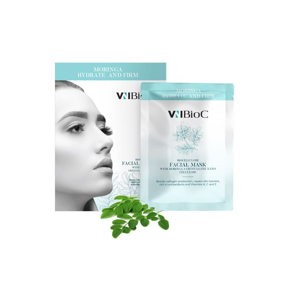 VNI Scientific Bio Cellulose Facial Treatment Mask - Moringa - 400g