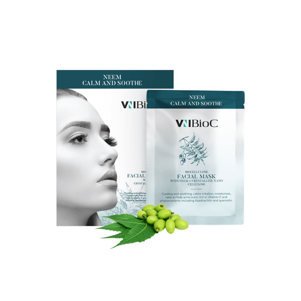 VNI Scientific Bio Cellulose Facial Treatment Mask - Neem - 400g