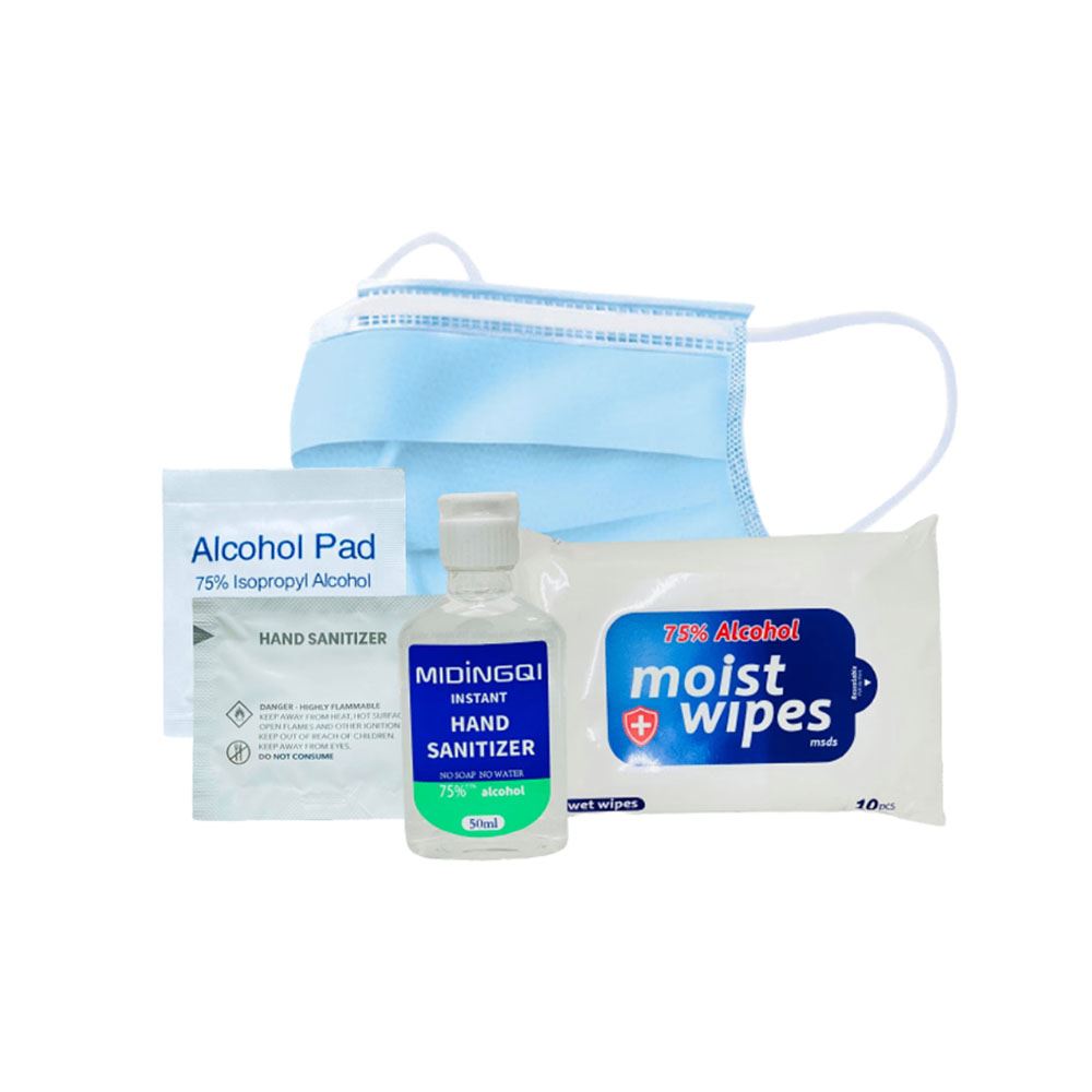 GSH SOP Kit Handy Sanitizer Self Care Kit 5 in 1 Set Office/Outing/Travel 