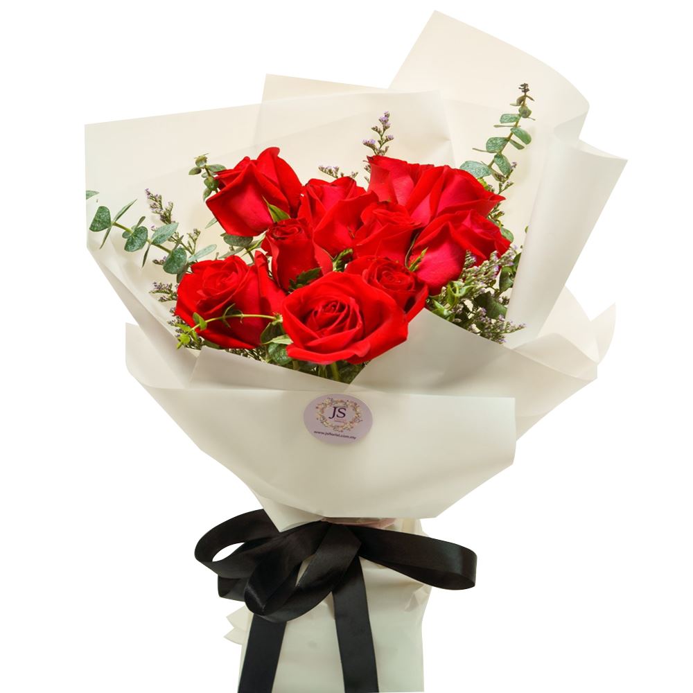 JS Red Roses Bouquet "Best of My Love"