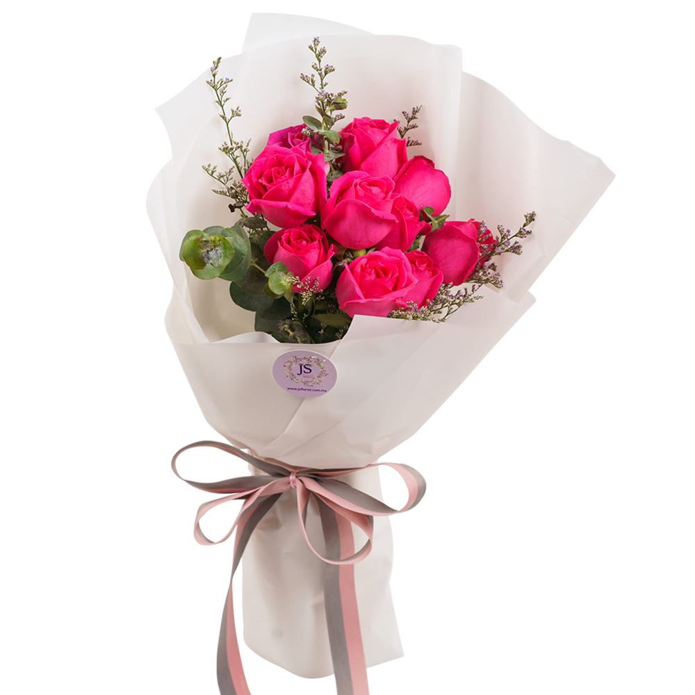 JS Pink Roses Bouquet "You and I Both"