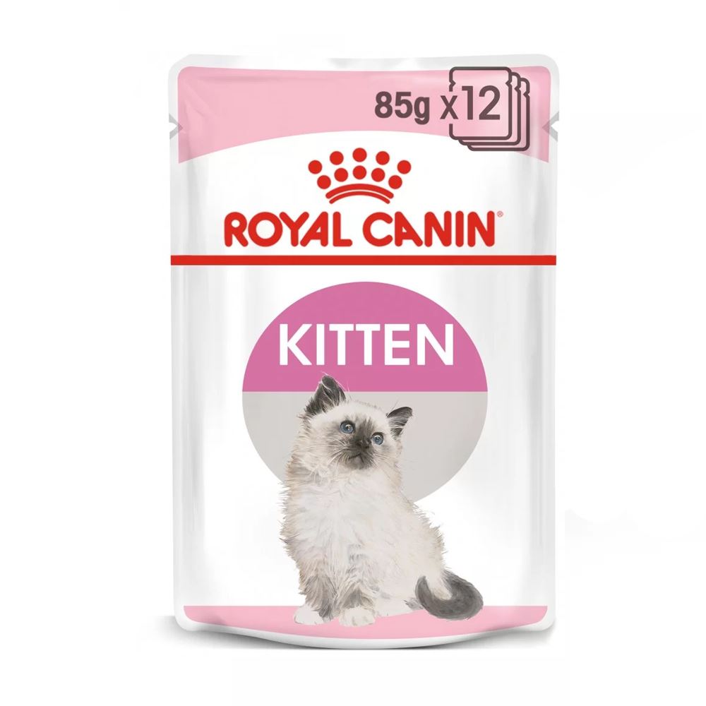 Royal Canin Kitten Wet Food Pouch - 85g x 12 Packs 