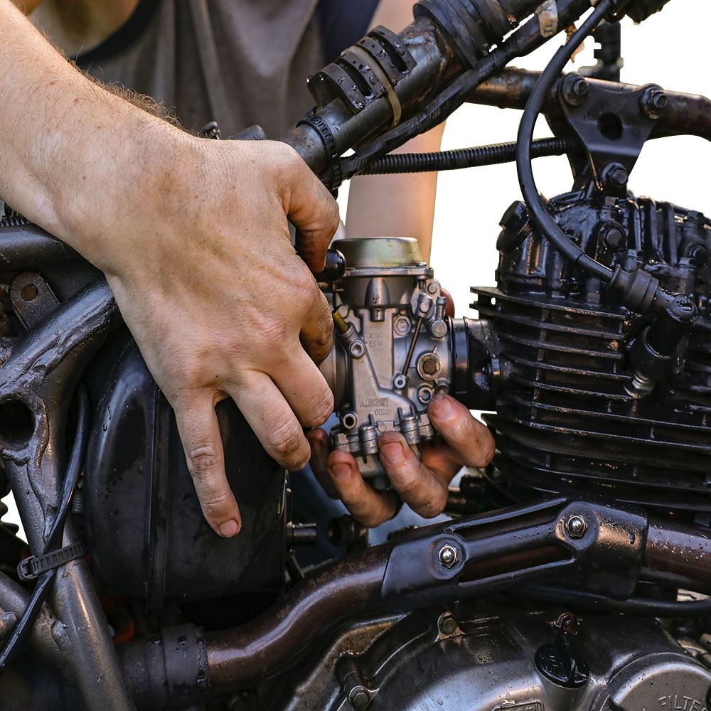 Repairing Motorcycle 
