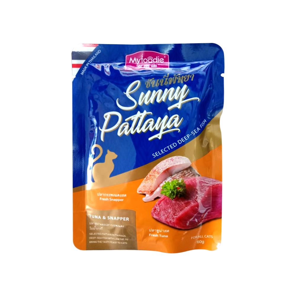 My Foodie Sunny Pattaya Cat Pouch - Tuna & Snapper 60g 