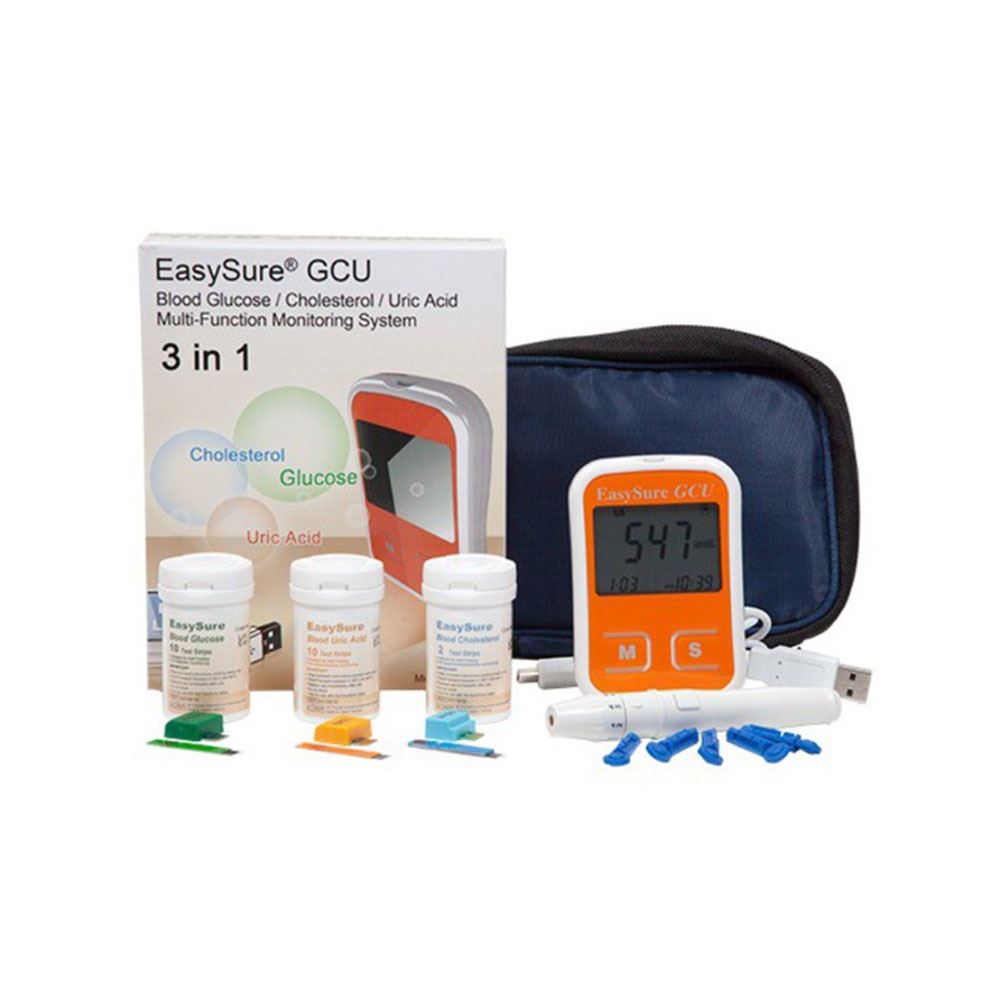 Easysure 3 In 1 Multi-Function Monitoring System (Blood Glucose / Cholesterol / Uric Acid) 